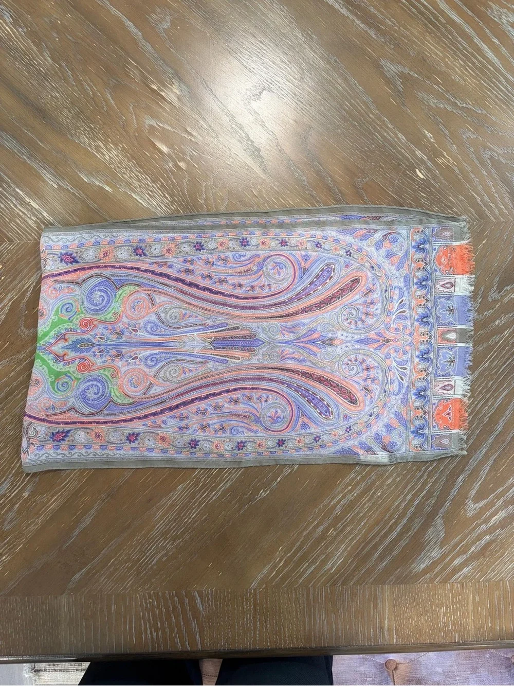 Etro Silk Shawl Multicolor Made in Italy